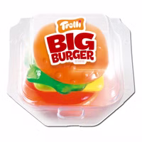 Trolli Burger, Fruchtgummi, 50g Packung Trolli Burger, Fruchtgummi, 50g Packung Bild 1