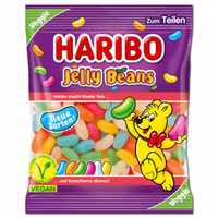 Haribo Jelly Beans, Gelee-Dragees, 160g Beutel Haribo Jelly Beans, Gelee-Dragees, 160g Beutel Bild 1