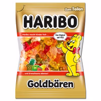 Haribo Goldbären, Fruchtgummi, 175g Beutel Haribo Goldbären, Fruchtgummi, 175g Beutel Bild 1