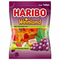 Haribo Weinland, Fruchtgummi, 175g Beutel Haribo Weinland, Fruchtgummi, 175g Beutel Bild 1