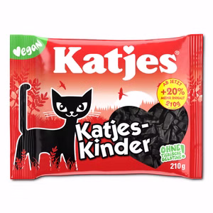 Katjes Kinder, Lakritz, 210g Beutel Katjes Kinder, Lakritz, 210g Beutel Bild 1