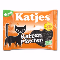 Katjes Katzen Pfötchen, Lakritz, 210g Beutel Katjes Katzen Pfötchen, Lakritz, 210g Beutel Bild 1