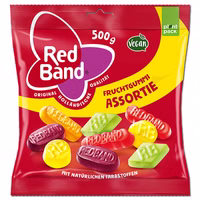Red Band Fruchtgummi Assortie 500 g Beutel Red Band Fruchtgummi Assortie 500 g Beutel Bild 1