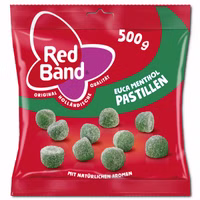 Red Band Euka Menthol Pastillen 500g Beutel Red Band Euka Menthol Pastillen 500g Beutel Bild 1