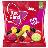 Red Band Fun Mix Fruchtgummi-Lakritz, 500g Beutel Red Band Fun Mix Fruchtgummi-Lakritz, 500g Beutel Bild 1