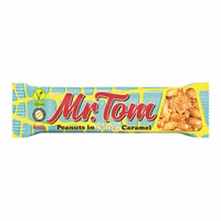 Mr. Tom Salted Caramel, Erdnuss, 40g Riegel Mr. Tom Salted Caramel, Erdnuss, 40g Riegel Bild 1