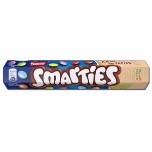 Nestle Smarties Hexagon, Schokolinsen, 38g Rolle Nestle Smarties Hexagon, Schokolinsen, 38g Rolle Bild 1