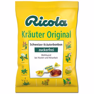 Ricola Kräuter Original ohne Zucker, Bonbon, 75g Beutel Ricola Kräuter Original ohne Zucker, Bonbon, 75g Beutel Bild 1