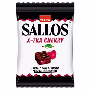 Sallos X-tra Cherry, Kirsche, Lakritz, 150g Beutel Bild 1