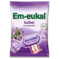 Em-eukal Salbei, Hustenbonbon, 75g Beutel Em-eukal Salbei, Hustenbonbon, 75g Beutel Bild 1