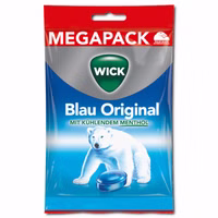 Wick Blau Original Megapack, Hals-Bonbon, 144g Beutel Wick Blau Original Megapack, Hals-Bonbon, 144g Beutel Bild 1