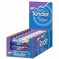 Milka Tender Milch, Biskuit, Schokolade, 21 Stück Milka Tender Milch, Biskuit, Schokolade, 21 Stück Bild 1