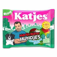 Katjes Martin Rütter Hundjes Fruchtgummi-Edition, vegan, 18 Beutel je 210g Katjes Martin Rütter Hundjes Fruchtgummi-Edition, vegan, 18 Beutel je 210g Bild 3
