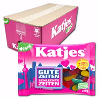 Katjes Gute Zeiten Schlechte Zeiten, veganes Fruchtgummi, 20 Beutel je 210g Katjes Gute Zeiten Schlechte Zeiten, veganes Fruchtgummi, 20 Beutel je 210g Bild 1