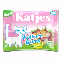 Katjes Yoghurt-Gums sauer, veganes Fruchtgummi, 20 Beutel je 210g Katjes Yoghurt-Gums sauer, veganes Fruchtgummi, 20 Beutel je 210g Bild 3
