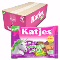 Katjes Wunderland saures, veganes Fruchtgummi, 18 Beutel je 210g Katjes Wunderland saures, veganes Fruchtgummi, 18 Beutel je 210g Bild 1