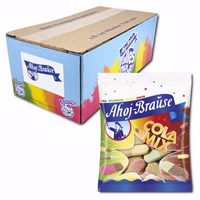 Frigeo Ahoj-Brause Cola-Mix, vegane Kaubonbons, 16 Beutel je 150g Frigeo Ahoj-Brause Cola-Mix, vegane Kaubonbons, 16 Beutel je 150g Bild 1