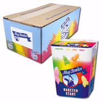 Frigeo Ahoj-Brause Raketenstart, vegane Brausebonbons, 18 Packungen je 125g Frigeo Ahoj-Brause Raketenstart, vegane Brausebonbons, 18 Packungen je 125g Bild 1