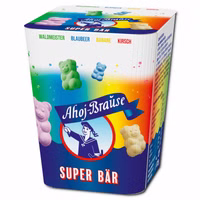 Frigeo Ahoj-Brause Superbär, vegane Brausebonbons, 18 Packungen je 125g Frigeo Ahoj-Brause Superbär, vegane Brausebonbons, 18 Packungen je 125g Bild 3
