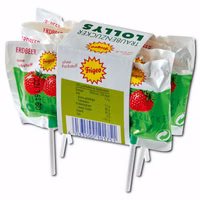 Frigeo Traubenzucker Lolly Erdbeere 32 Kettenpacks je 8 Lutscher Frigeo Traubenzucker Lolly Erdbeere 32 Kettenpacks je 8 Lutscher Bild 3