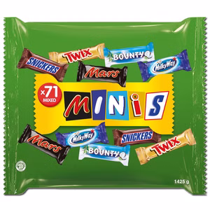 Mars Mixed Minis, Riegel, Schokolade, 1425g Beutel Mars Mixed Minis, Riegel, Schokolade, 1425g Beutel Bild 1