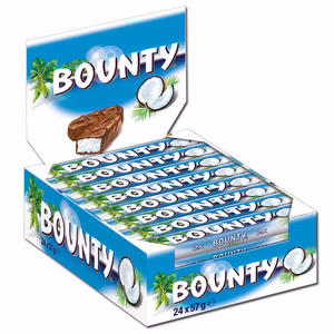Bounty Riegel, Schokolade, 24 Riegel Bounty Riegel, Schokolade, 24 Riegel Bild 1