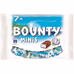 Bounty Minis, Riegel, Schokolade, 227g Beutel Bounty Minis, Riegel, Schokolade, 227g Beutel Bild 1