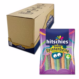 Hitschies Saure Spinnenbeine, Fruchtgummi, 20 Beutel je 125g Bild 1