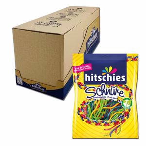 Hitschies Bunte Schnüre, Fruchtgummi, 15 Beutel je 125g Hitschies Bunte Schnüre, Fruchtgummi, 15 Beutel je 125g Bild 1