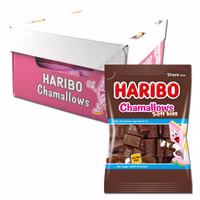 Haribo Chamallows Soft-Kiss 200g, Mausespeck, 12 Beutel Haribo Chamallows Soft-Kiss 200g, Mausespeck, 12 Beutel Bild 1