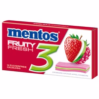 Mentos 3 Gum Fruity Fresh Erdbeer Apfel Himbeer 12 Packungen Mentos 3 Gum Fruity Fresh Erdbeer Apfel Himbeer 12 Packungen Bild 2