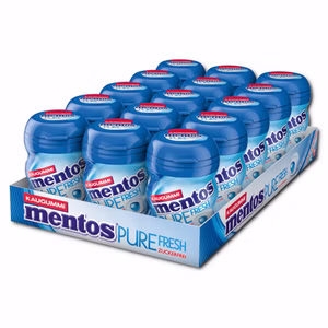 Mentos Gum Pure Fresh Mint Nano, Kaugummi, 15 Minidosen je 20g Mentos Gum Pure Fresh Mint Nano, Kaugummi, 15 Minidosen je 20g Bild 1