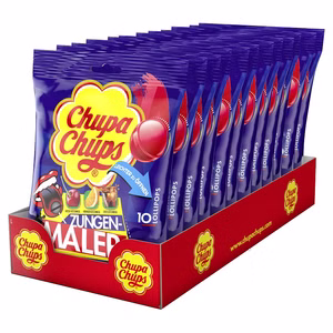 Chupa Chups Zungenmaler Lutscher 10er Pack 12 Beutel Chupa Chups Zungenmaler Lutscher 10er Pack 12 Beutel Bild 1