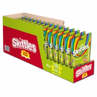 Skittles Crazy Sours, Bonbons, Dragees, 15 Beutel je 136g Skittles Crazy Sours, Bonbons, Dragees, 15 Beutel je 136g Bild 1
