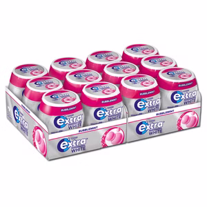 Wrigleys Extra Professional White Bubblemint 12 Dosen Bild 1