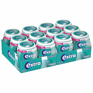 Wrigleys Extra Sweet Mint 12 Dosen je 50 Stück Wrigleys Extra Sweet Mint 12 Dosen je 50 Stück Bild 1