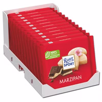 Ritter Sport Marzipan, Schokolade, 12 Tafeln je 100g Ritter Sport Marzipan, Schokolade, 12 Tafeln je 100g Bild 1