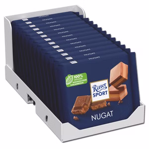 Ritter Sport Nugat, Schokolade, 13 Tafeln je 100g Ritter Sport Nugat, Schokolade, 13 Tafeln je 100g Bild 1