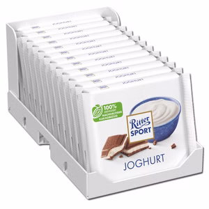 Ritter Sport Joghurt, Schokolade, 12 Tafeln je 100g Ritter Sport Joghurt, Schokolade, 12 Tafeln je 100g Bild 1