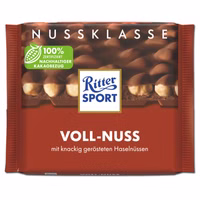 Ritter Sport Voll-Nuss, Schokolade, 10 Tafeln je 100g Ritter Sport Voll-Nuss, Schokolade, 10 Tafeln je 100g Bild 2