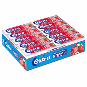 Wrigleys Extra Professional Fresh Erdbeere Dragee 30 Packungen je 14g Bild 1