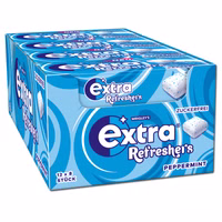 Wrigleys Extra Refreshers Peppermint Cubes, Kaugummi, 12 Packungen je 8 Stück Wrigleys Extra Refreshers Peppermint Cubes, Kaugummi, 12 Packungen je 8 Stück Bild 1