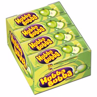 Wrigleys Hubba Bubba Apfel Kaugummi 20 Packungen Wrigleys Hubba Bubba Apfel Kaugummi 20 Packungen Bild 1
