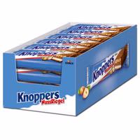 Storck Knoppers Nussriegel, Milch-Haselnuss-Schnitte, 24 Riegel je 40g Storck Knoppers Nussriegel, Milch-Haselnuss-Schnitte, 24 Riegel je 40g Bild 1