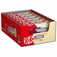 Nestle KitKat Chunky White, Schokolade, 24 Riegel Nestle KitKat Chunky White, Schokolade, 24 Riegel Bild 1