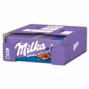 Milka Oreo Schokolade, 22 Tafeln je 100g Milka Oreo Schokolade, 22 Tafeln je 100g Bild 1