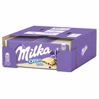 Milka Oreo White Schokolade, 22 Tafel je 100g Milka Oreo White Schokolade, 22 Tafel je 100g Bild 1