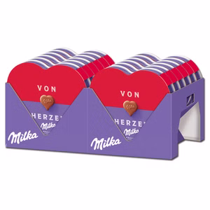 I Love Milka Impulsherzen, Pralinen, Schokolade 12 Stk Bild 1