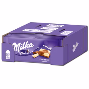 Milka Kuhflecken Schokolade 24 Tafeln je 90g Milka Kuhflecken Schokolade 24 Tafeln je 90g Bild 1