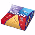 Milka Party Mix, Mini Schokoladen-Riegel, 143g Packung Bild 2